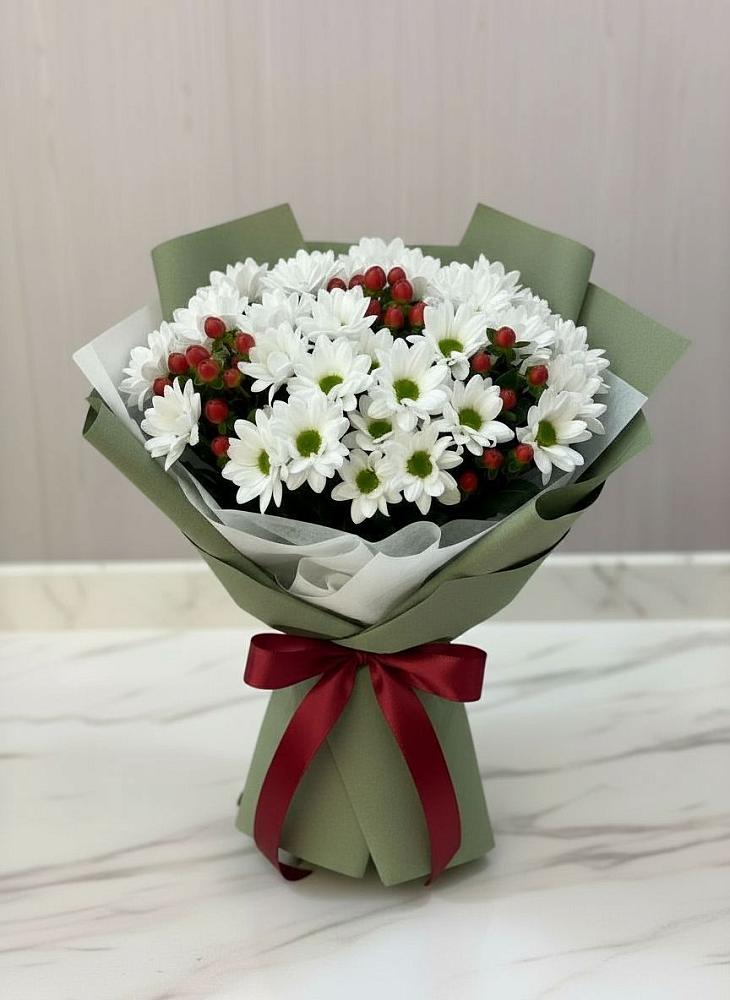 Букет цветов из: Хризантемы в Глазуновке