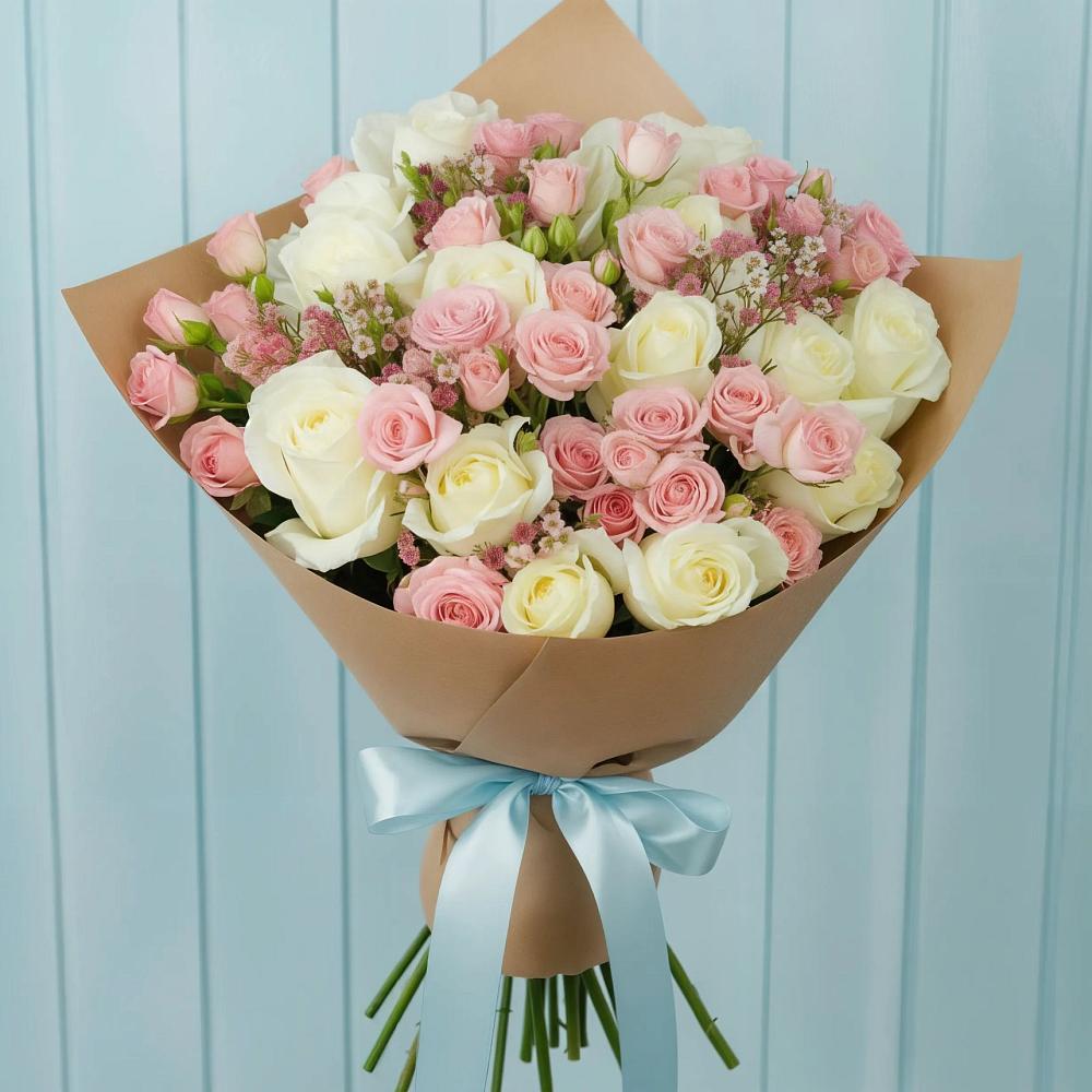 Букет цветов из: Розы в Глазуновке