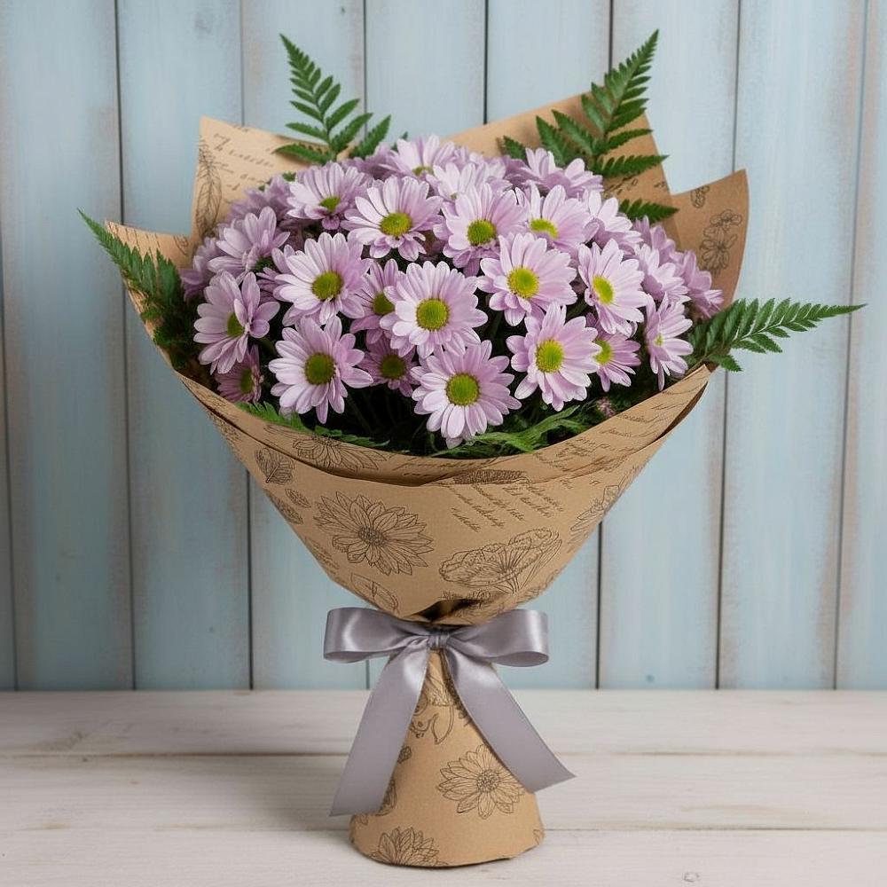 Букет цветов из: Хризантемы в Глазуновке