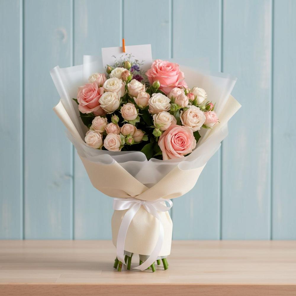 Букет цветов из: Розы в Глазуновке