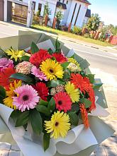Букет цветов из:  Герберы #REPLACE_PRED# Глазуновке