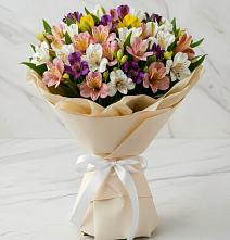 Букет цветов из:  Альстромерии в Глазуновке