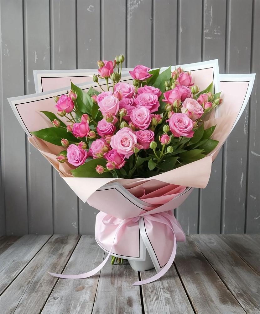 Букет Розовый кустик в Глазуновке