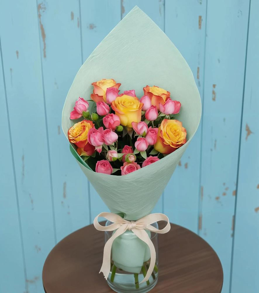 Букет цветов из: Розы в Глазуновке