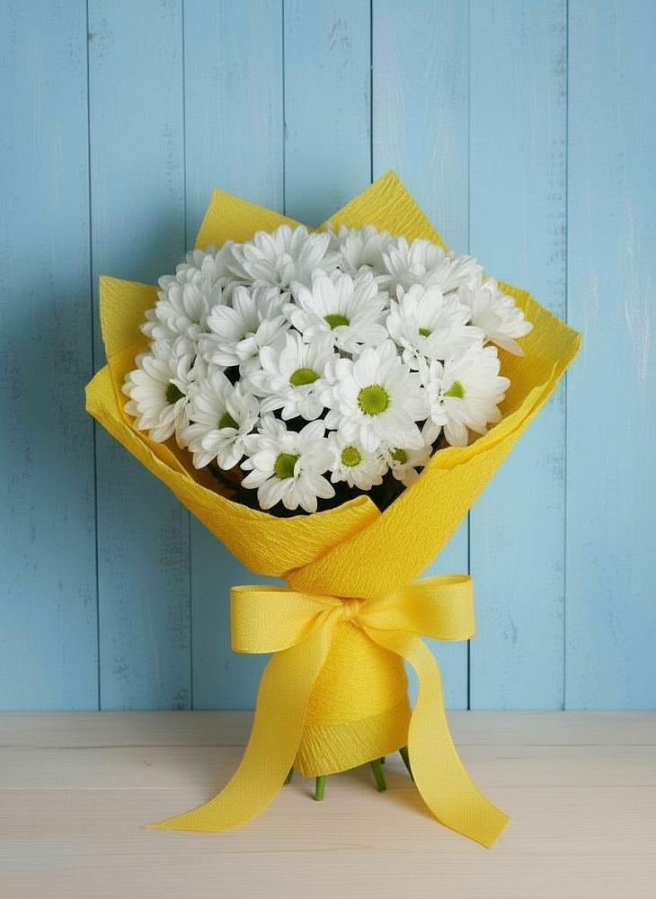 Букет цветов из: Хризантемы в Глазуновке