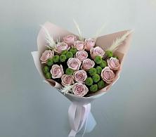 Букет цветов из:  Розы и Хризантемы в Глазуновке