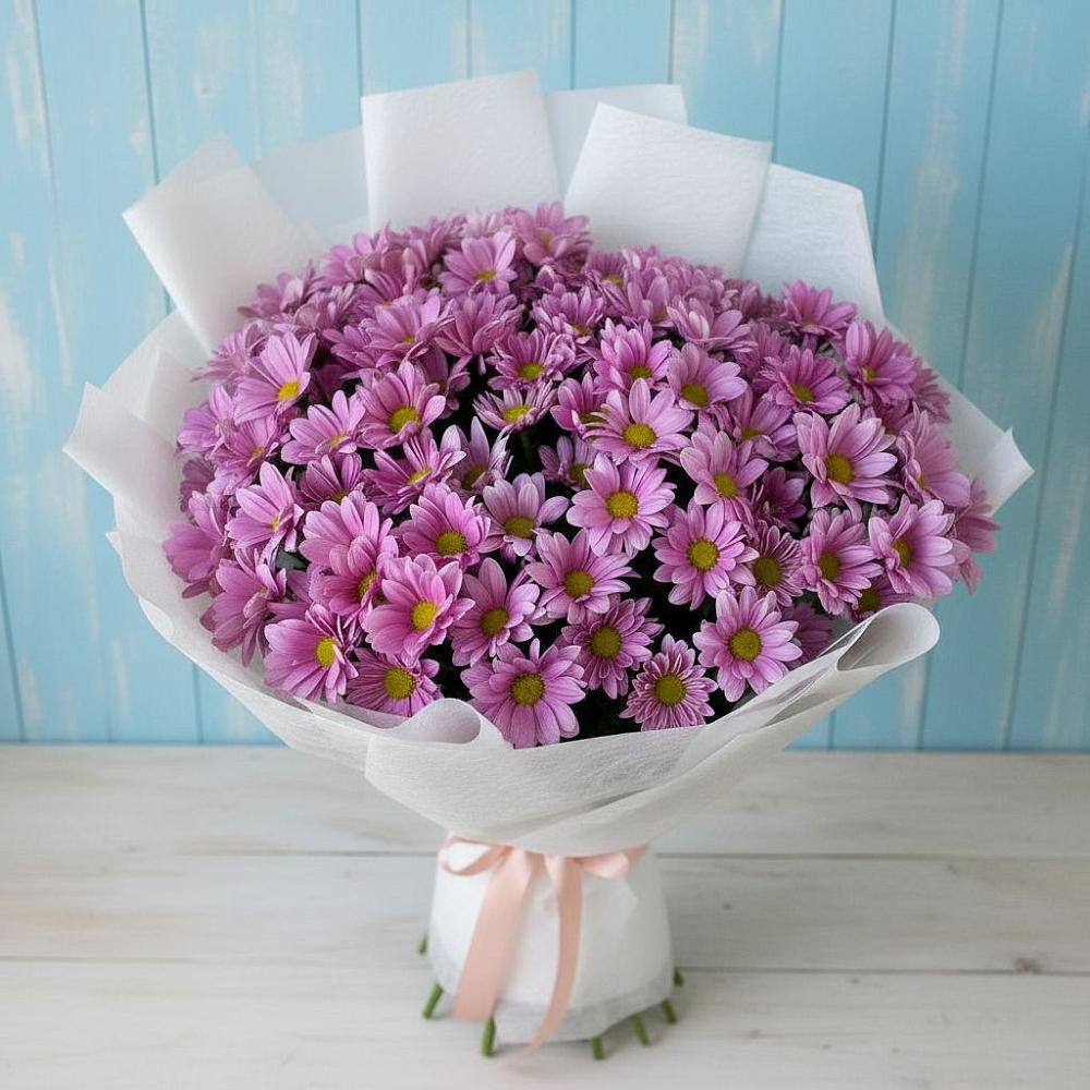 Букет цветов из: Хризантемы в Глазуновке