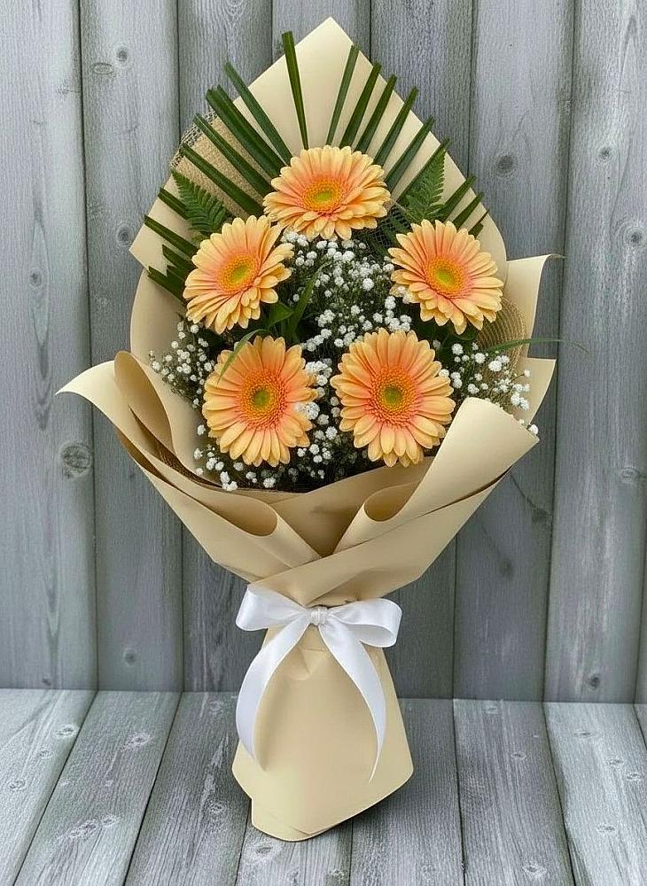 Букет цветов из: Герберы в Глазуновке