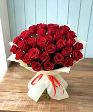Букет 29 Красных роз в Глазуновке