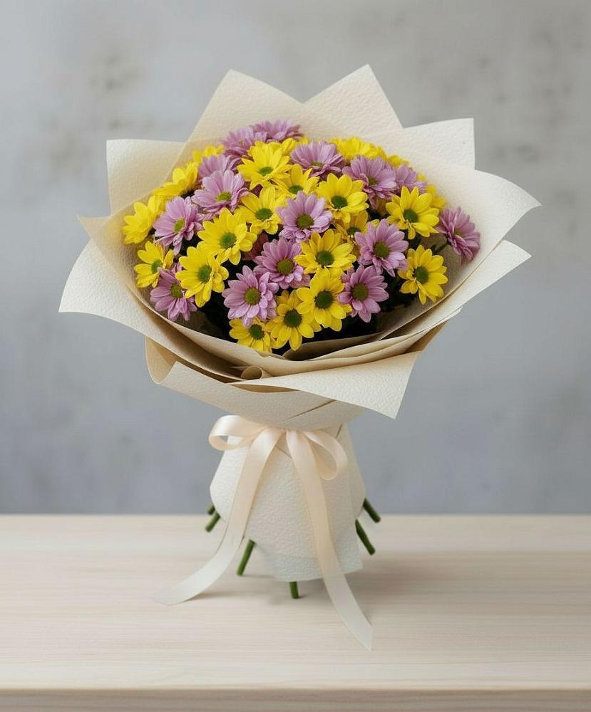 Букет цветов из: Хризантемы в Глазуновке